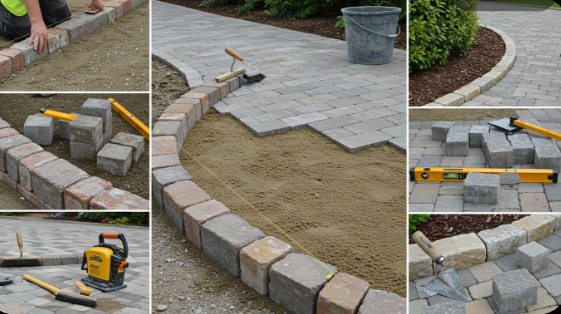 pose bordures et paves